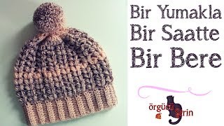 Bir Yumakla Bir Saatte Bir Bere  Bere Modelleri 1 [upl. by Ztnarf]