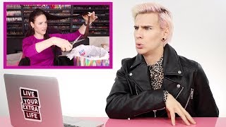 HAIRDRESSER REACTS TO SIMPLY SNAILOGICAL CRISTINE CUTTING HER HAIR [upl. by Siraved]