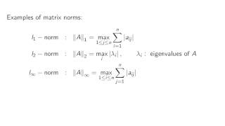 ch6 3 Matrix norms Wen Shen [upl. by Shani]