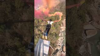 Colours in the sir holi trending youtubeshorts shortsfeed bungeejumping bungeepikhara [upl. by Umeh]