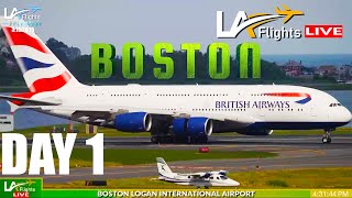 🔴LIVE BOSTON LOGAN LIVE  BOS Plane Spotting [upl. by Weitzman]