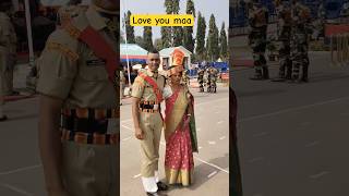 Love you maa bsf cisf crpf ytshorts viralvideo [upl. by Tarsus]