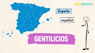 Gentilicios Uso y significado │ Lengua y literatura 5º Primaria [upl. by Winonah]