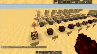 Contador de 8 bits no Minecraft [upl. by Hachmin465]