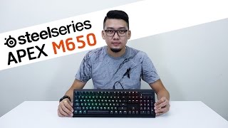 รีวิว SteelSeries APEX M650 RGB Mechanical [upl. by Zeiler167]