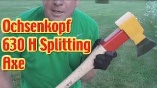 Ochsenkopf OX 630 H Splitting Axe Review [upl. by Elehcor]