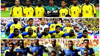 Todos los Goles de Ecuador en Mundiales 2002  2006  2014 [upl. by Etirugram809]