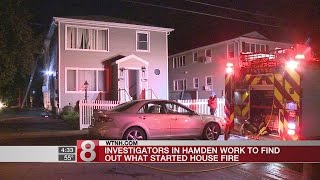 Officials investigating multifamily home fire in Hamden [upl. by Jens]