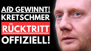 🚨PAUKENSCHLAG KRETSCHMER TRITT ZURÜCK AfD ÜBERNIMMT REGIERUNG IN SACHSEN🚨 [upl. by Hesoj198]