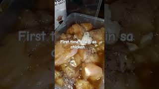 adobo Manok Sa CocoAminos firsttime Gawin [upl. by Goodard]