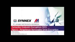 Symantec Endpoint Encryption  Part 4 Demo Removable Drive Encryption [upl. by Travax]