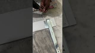 Pocket door Channel fitting shortvideo vishalfurniture [upl. by Essila]