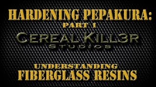 How To Harden Pepakura Part 1  Understanding Fiberglass Resin [upl. by Asi22]