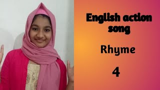 English action song  English rhyme [upl. by Llerrit]