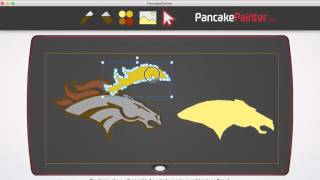 Making Bronco Pancakes with PancakeBot Pancake Painter [upl. by Nylaroc]