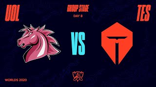 UOL vs TES｜Worlds 2020 Group Stage Day 8 Game 2 [upl. by Zara712]