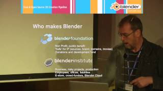 Ton Roosendaal gets hit by ceiling at Blender Conference [upl. by Goldston]