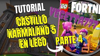 Tutorial castillo de Vegetta777  Karmaland 5 en Lego  parte 4 [upl. by Epner]