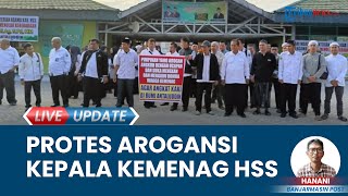 Ratusan Pegawai Gelar Demo Damai hingga Gembok Pagar Protes Kepemimpinan Kepala Kemenag Arogansi [upl. by Brownson684]