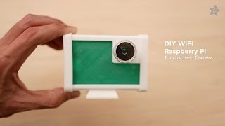 3D Printed Enclosure for PiCam Raspberry Pi Touchscreen Camera [upl. by Urbain]