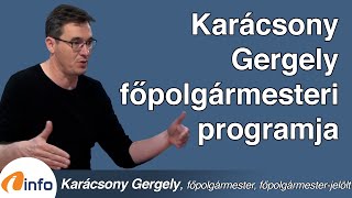 Karácsony Gergely főpolgármesteri programja Inforádió Aréna [upl. by Eniotna]