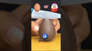 EGG 🆚 KINDER JOY  KON JITEGA BATAO shortvideo [upl. by Missak]