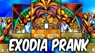 EXODIA PRANK  Surprise Yugioh Trolling with BEST EXODIA DECK [upl. by Auhsuoj]