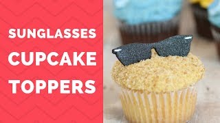 Sunglasses Cupcake Toppers [upl. by Gilleod]