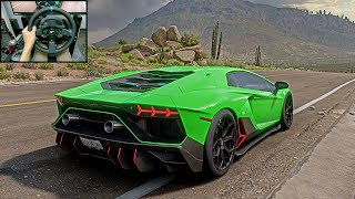 800HP Lamborghini Aventador LP7804 Ultimae  Forza Horizon 5  Thrustmaster T300RS gameplay [upl. by Eitsirc790]