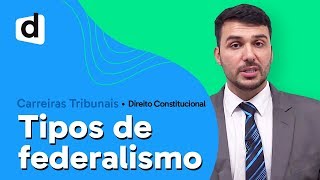 TIPOS DE FEDERALISMO  DIREITO CONSTITUCIONAL  AULAS PARA CARREIRAS TRIBUNAIS [upl. by Aitital]