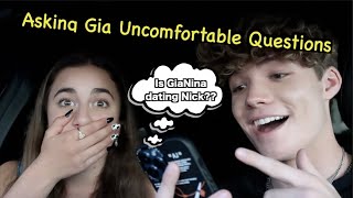 Asking My Friend Uncomfortable Questions Ft GiaNina Paolantonio  Connor Finnerty [upl. by Larimore]