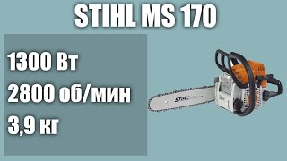 Бензопила STIHL MS 170 [upl. by Gayler]