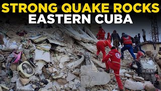 Cuba Earthquake Today LIVE  Two Powerful Earthquakes Shatter Cuba  Earthquake In Cuba News LIVE [upl. by Nosiddam]