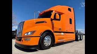 2023 Peterbilt 579 UltraLoft in Omaha Orange [upl. by Arezzini]