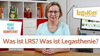 Was ist LRS  Was ist Legasthenie [upl. by Stanwood]