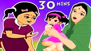 Telugu Rhymes  Chandamama Raave And Bujjimeka Compilation  Nursery Rhymes For Children [upl. by Esorlatsyrc700]