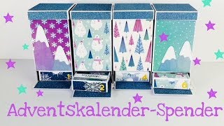 DIY Adventskalender  Spender tutorial [upl. by Quintessa]