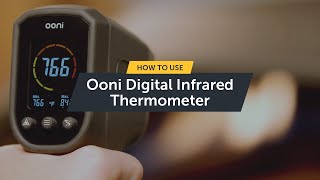 How to Use the Ooni Digital Infrared Thermometer  Ooni Pizza Ovens [upl. by Attennaej835]