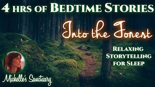 4 HRS Continuous Relaxing Stories for Sleep  INTO THE FOREST  Cozy Bedtime Stories for GrownUps [upl. by Honebein337]