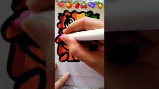 Satisfying creativity art 🌈 art shortsfeed shortsvideo love short shortsviral shorts [upl. by Rehtul]