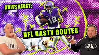 😳 NFL quotNASTYquot Route Running 🔥  NFL Reaction  British Reactions  American Football Reaction [upl. by Lejna]