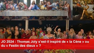 JO 2024  Thomas Joly s’estil inspiré de « la Cène » ou du « Festin des dieux » [upl. by Lampert]