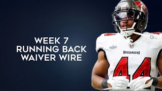 Running Backs To Add Waiver Wire Week 7 Fantasy Football 2024 [upl. by Hereld]