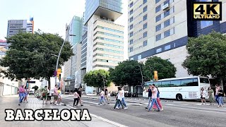 Barcelona in Summer  DIAGONAL MAR  BARCELONA Street Walking Tour 2024 4K 60ftps [upl. by Edmond]