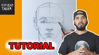 Como Dibujar el rostro humano TIEMPO REAL [upl. by Nims]