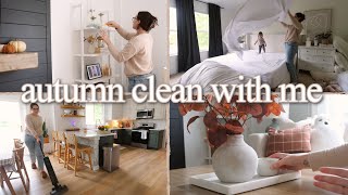 ALL DAY AUTUMN CLEAN WITH ME  extreme cleaning motivation 2023 [upl. by Tare]