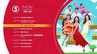 TV5 HD  Monday Evening Schedule JUL222024 [upl. by Abner]