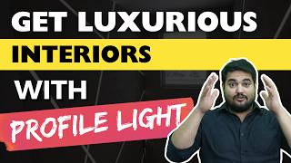 How to Install Profile Light in Wall  Profile Light Kaise Lagaen  Part 1 [upl. by Anica]