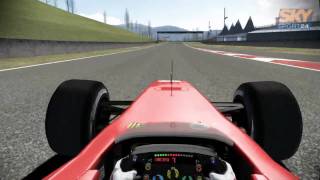 rFactor F60 Mugello Helmet Cam [upl. by Laenahtan115]