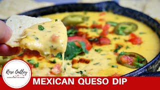 Queso Dip  How to make Mexican Cheese Dip  Queso Recipe [upl. by Onitsoga700]